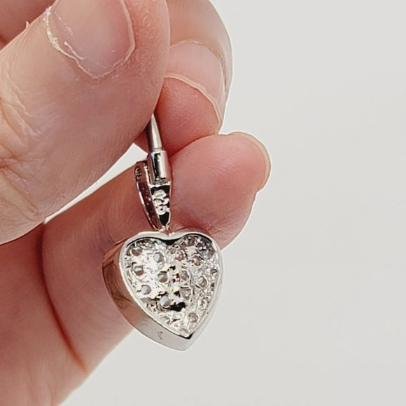 New Sterling Silver CZ Belly Button Navel Ring - Picture 3 of 4